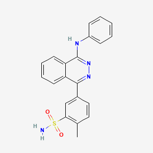 2-Methyl-5-[4-(phenylamino)phthalazin-1-yl]benzenesulfonamide