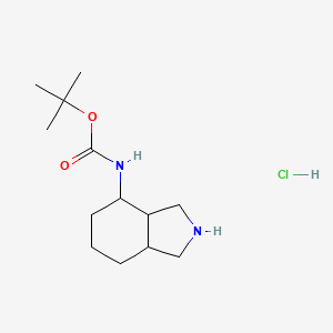 tert-Butyl (octahydro-1H-isoindol-4-yl)carbamate hydrochloride