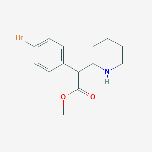molecular formula C14H18BrNO2 B1244966 p-Bromomethylphenidate 