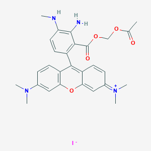 molecular formula C28H31IN4O5 B1244967 Dar-4M AM 
