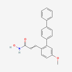 (2E)-3-(2-{[1,1'-biphenyl]-4-yl}-4-methoxyphenyl)-N-hydroxyprop-2-enamide