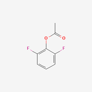 molecular formula C8H6F2O2 B12449807 Phenol, 2,6-difluoro-, acetate CAS No. 36914-78-0