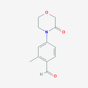 2-Methyl-4-(3-oxomorpholino)benzaldehyde