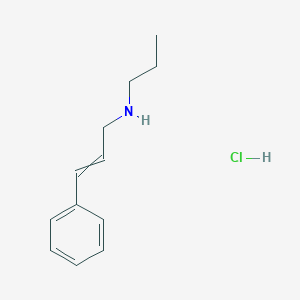 molecular formula C12H18ClN B12449846 [(2E)-3-Phenylprop-2-EN-1-YL](propyl)amine hydrochloride 