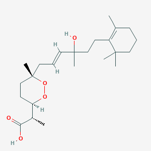 molecular formula C24H40O5 B1244986 Tasnemoxide A 