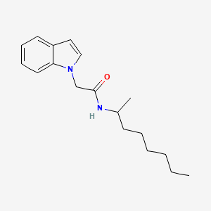 2-(1H-indol-1-yl)-N-(octan-2-yl)acetamide