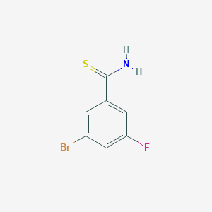 3-Bromo-5-fluorobenzothioamide