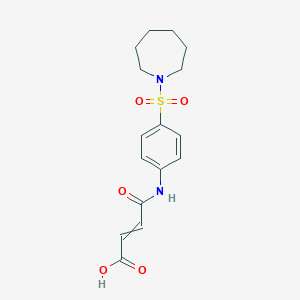 4-[4-(Azepan-1-ylsulfonyl)anilino]-4-oxobut-2-enoic acid