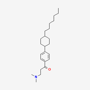 3-(Dimethylamino)-1-[4-(4-heptylcyclohexyl)phenyl]propan-1-one