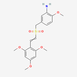 (E)-2,4,6-Trimethoxystyryl 3-Amino-4-Methoxybenzyl Sulfone