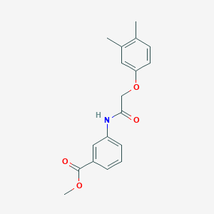 Methyl 3-[[2-(3,4-dimethylphenoxy)acetyl]amino]benzoate