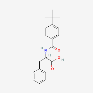 molecular formula C20H23NO3 B12449999 N-(4-tert-butylbenzoyl)phenylalanine 