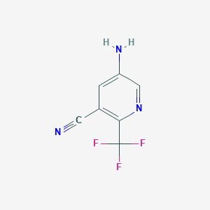 5-Amino-2-(trifluoromethyl)pyridine-3-carbonitrile