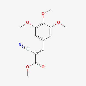 Methyl 2-cyano-3-(3,4,5-trimethoxyphenyl)prop-2-enoate