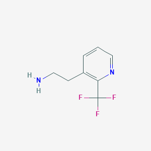 2-[2-(Trifluoromethyl)pyridin-3-yl]ethan-1-amine