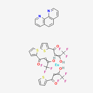 (2Z)-3-{[Bis({[(2Z)-1,1,1-trifluoro-4-oxo-4-(thiophen-2-YL)but-2-EN-2-YL]oxy})europio]oxy}-4,4,4-trifluoro-1-(thiophen-2-YL)but-2-EN-1-one; phen