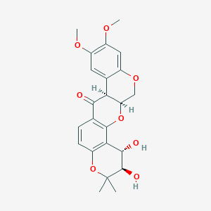 molecular formula C23H24O8 B1245018 Derrisin 