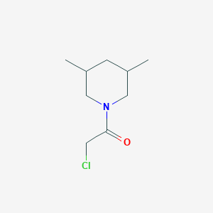 molecular formula C9H16ClNO B124502 2-氯-1-(3,5-二甲基哌啶-1-基)-乙酮 CAS No. 158890-34-7