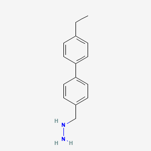 [(4'-Ethyl[1,1'-biphenyl]-4-yl)methyl]hydrazine