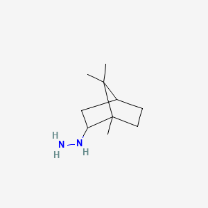 molecular formula C10H20N2 B12450226 {1,7,7-Trimethylbicyclo[2.2.1]heptan-2-yl}hydrazine 