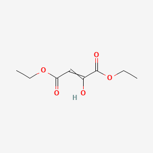 molecular formula C8H12O5 B12450233 Hydroxy butenedioic acid diethyl ester 