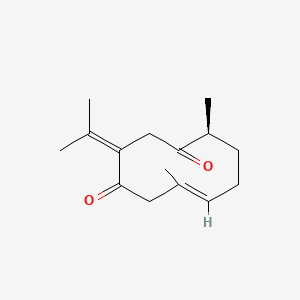 molecular formula C15H22O2 B1245025 Dehydrocurdione 