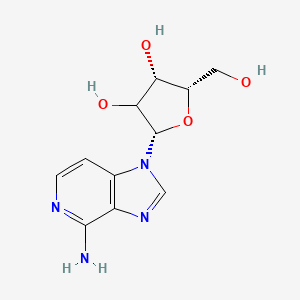 (2S,4S,5S)-2-{4-aminoimidazo[4,5-c]pyridin-1-yl}-5-(hydroxymethyl)oxolane-3,4-diol