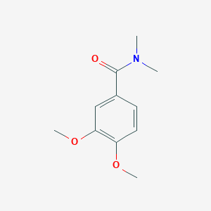 molecular formula C11H15NO3 B12450321 3,4-dimethoxy-N,N-dimethylbenzamide CAS No. 6967-45-9