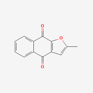 molecular formula C13H8O3 B1245043 2-Methylnaphtho(2,3-b)furan-4,9-dione 