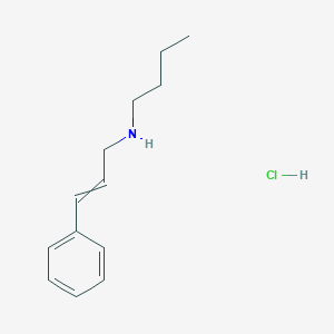 Butyl[(2E)-3-phenylprop-2-EN-1-YL]amine hydrochloride