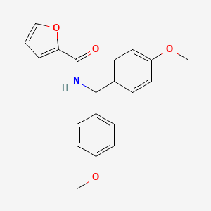 N-[bis(4-methoxyphenyl)methyl]furan-2-carboxamide