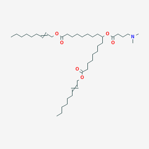 1,17-bis[(2Z)-non-2-en-1-yl] 9-{[4-(dimethylamino)butanoyl]oxy}heptadecanedioate