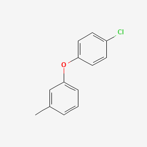 molecular formula C13H11ClO B12450464 1-(4-Chlorophenoxy)-3-methylbenzene CAS No. 96028-10-3