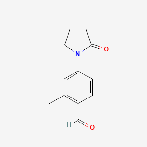 2-Methyl-4-(2-oxopyrrolidin-1-YL)benzaldehyde