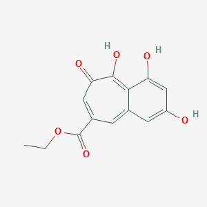molecular formula C14H12O6 B1245052 Goupiolone A 