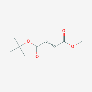 molecular formula C9H14O4 B12450579 1-Tert-butyl 4-methyl (2E)-but-2-enedioate 