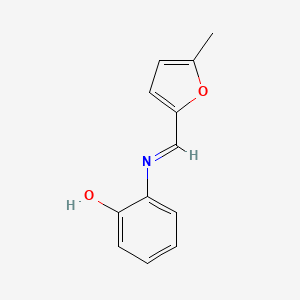 2-{[(E)-(5-methylfuran-2-yl)methylidene]amino}phenol