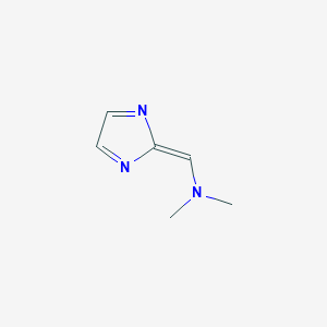 molecular formula C6H9N3 B1245066 6-二甲氨基-2,5-二氮杂富瓦烯 