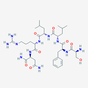 L-Aspartamide, L-seryl-L-phenylalanyl-L-leucyl-L-leucyl-L-arginyl-