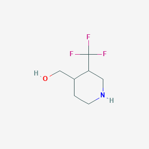 [3-(Trifluoromethyl)piperidin-4-yl]methanol