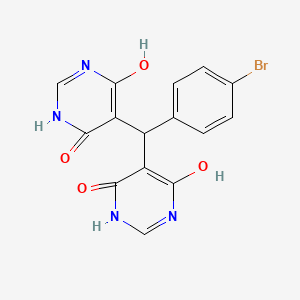 5,5'-[(4-Bromophenyl)methanediyl]dipyrimidine-4,6-diol