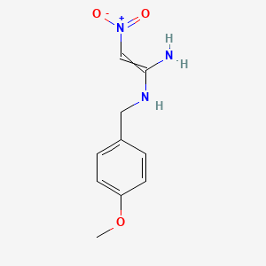 [(1Z)-1-amino-2-nitroethenyl][(4-methoxyphenyl)methyl]amine