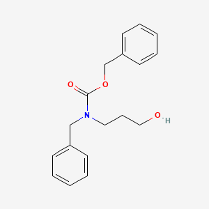 molecular formula C18H21NO3 B12450783 benzyl N-benzyl-N-(3-hydroxypropyl)carbamate 