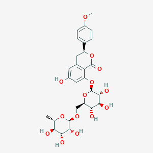molecular formula C28H34O14 B1245080 Scorzocreticoside II 