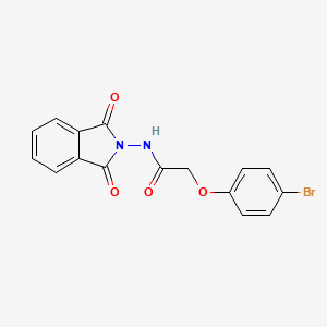 2-(4-bromophenoxy)-N-(1,3-dioxo-1,3-dihydro-2H-isoindol-2-yl)acetamide