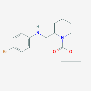 Tert-butyl 2-[(4-bromoanilino)methyl]piperidine-1-carboxylate