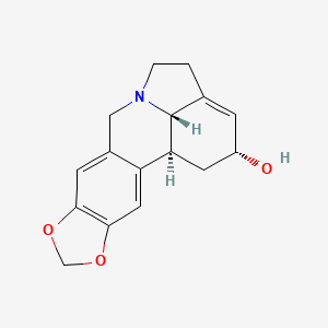 molecular formula C16H17NO3 B1245109 1-Deoxylycorine 