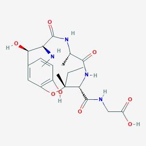 molecular formula C21H30N4O8 B1245123 乌斯托辛 F 