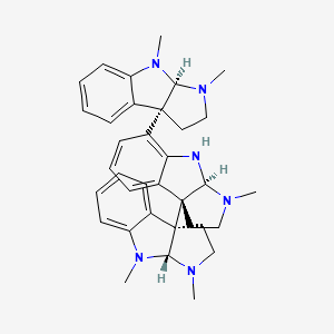 molecular formula C35H42N6 B1245126 Idiospermuline 