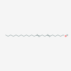 molecular formula C23H44O B12451299 tricosa-6,10-dien-1-ol 